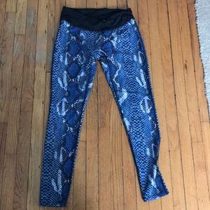 snakeskin leggings